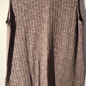Ronni Nicole Top, Sleeveless Black/gray, Large